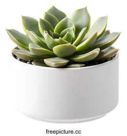 white pot