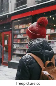 snowing