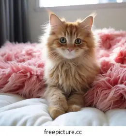 fluffy cat