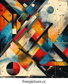 abstract geometric art