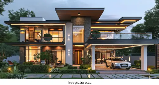 modern villa