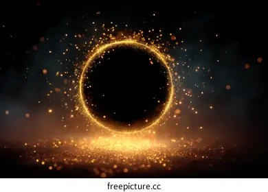 glowing circle