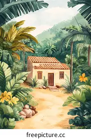 tropical house