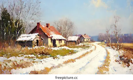 winter scene