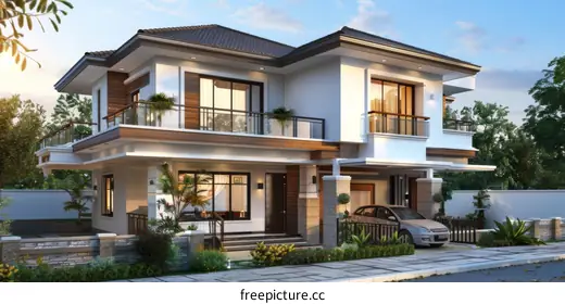 suburban neighborhood