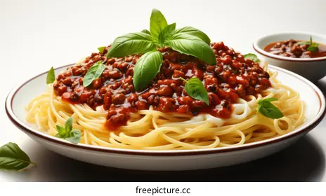 spaghetti with sauce