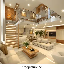 open floor plan