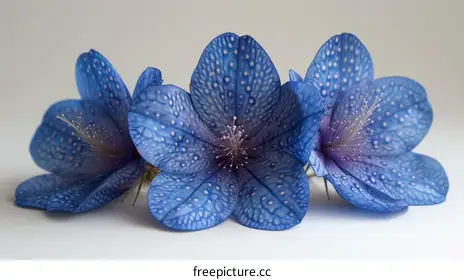 blue flowers