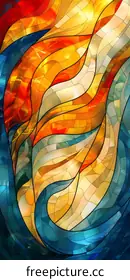 stained glass window