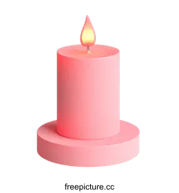 pink candle
