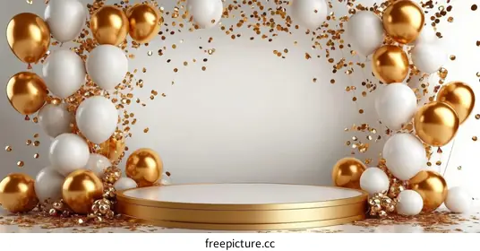 gold confetti