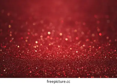 red glitter