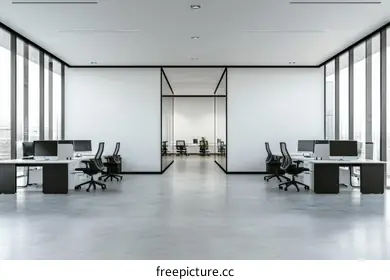 minimalist office