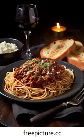 spaghetti with sauce