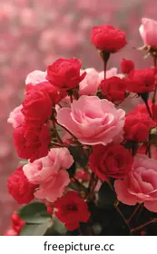 pink roses