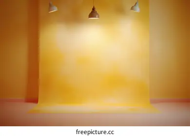 yellow backdrop