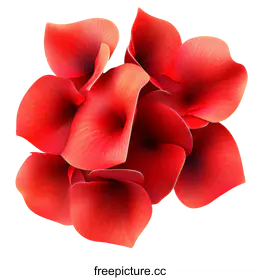 red petals