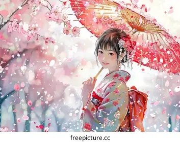 kimono woman