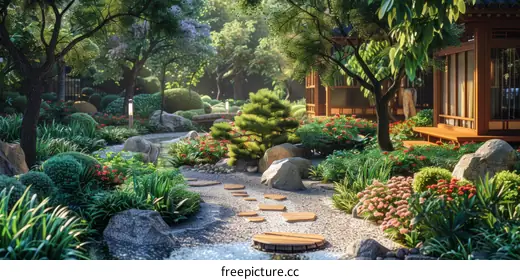 dry landscape garden