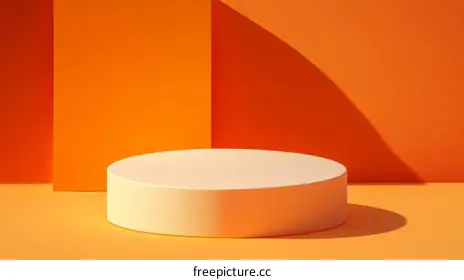 orange background