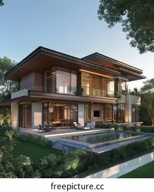modern villa