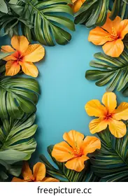 tropical flowers