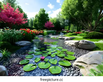 Garden landscape design
