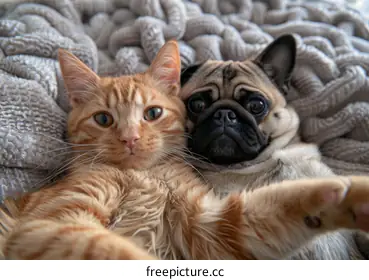 looking at the camera