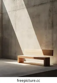 wooden bench