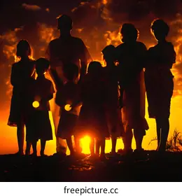 silhouette photography