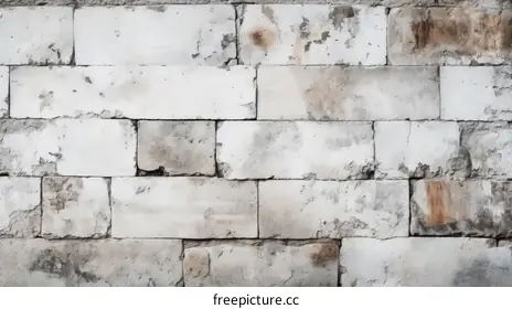 white brick wall