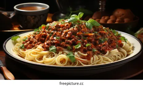 spaghetti with tomato sauce