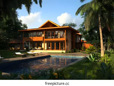 tropical house