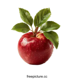 red apple