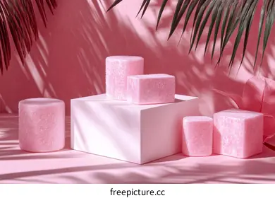 pink cubes