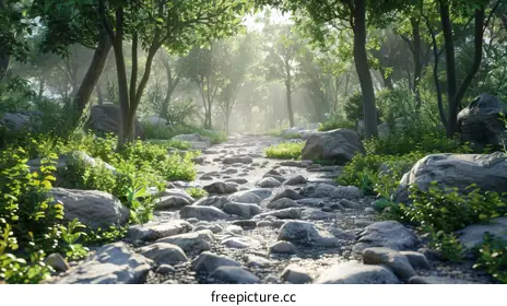 rock path
