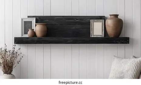 wooden shelf