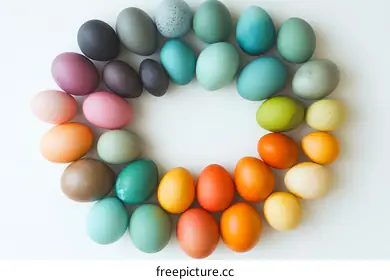 colorful eggs