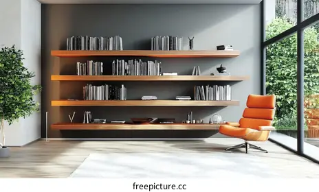 bookshelves