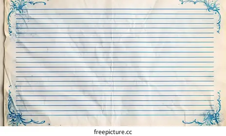 lined paper