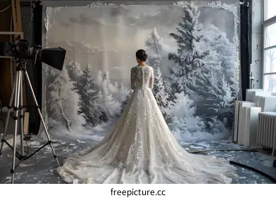 wedding gown