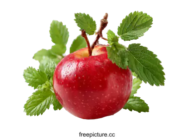 red apple