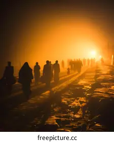 silhouette photography