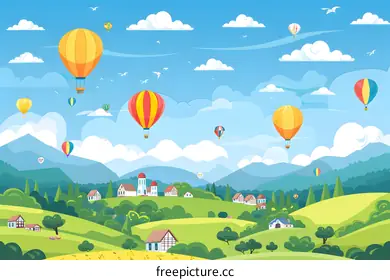 hot air balloon