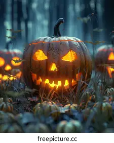 Halloween pumpkin lantern