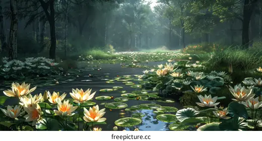 water lilies