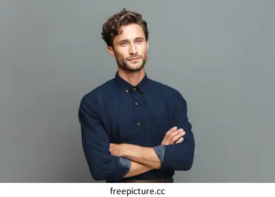 confident expression