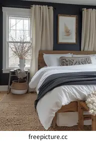 white bedding