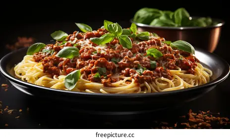 spaghetti with tomato sauce