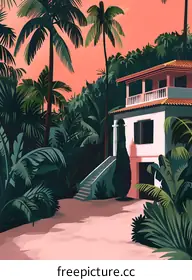 tropical house